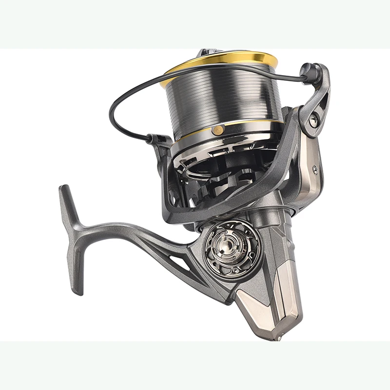 Carrete giratorio de Surf grande de lagarto, carrete profundo, carrete de fundición de caña de mar, carrete de pesca de carpa de tamaño 14000 - imagen 4