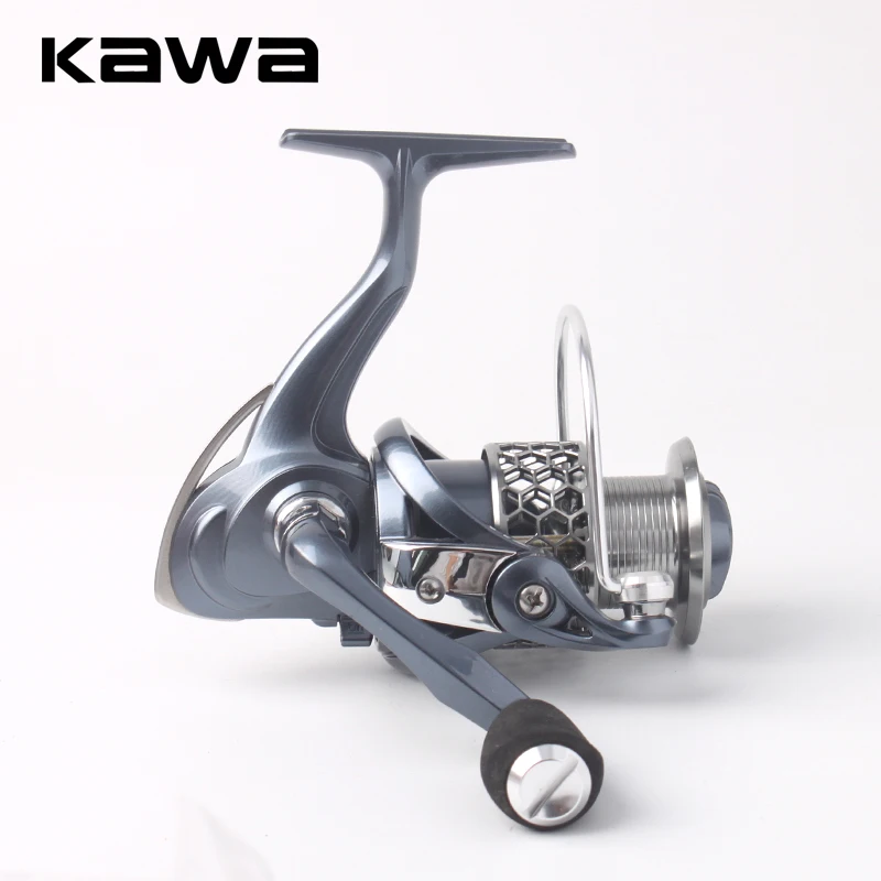 Kawa-carrete de pesca giratorio, accesorio con rodamientos, cuerpo de grafito, perilla EVA, precio más bajo, relación de promoción 5,2: 1 Hawk Serie 9 + 1, 1 unidad - imagen 4