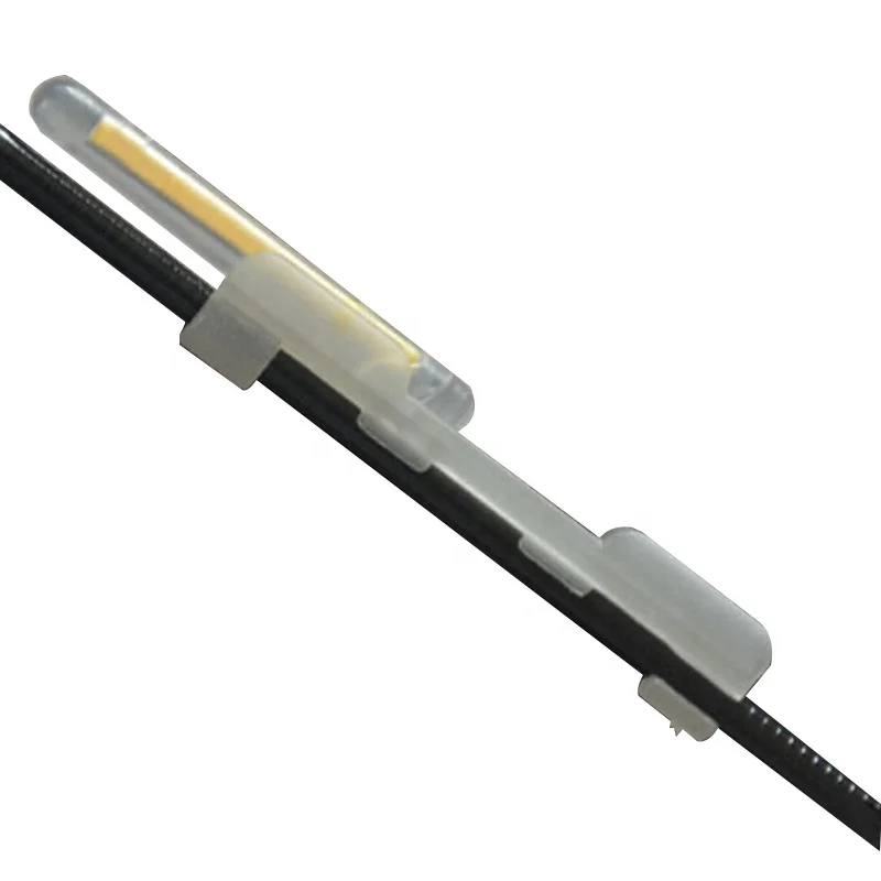 TAKEDO 20 unids/caja luminosa punta de caña de pescar Base Clip de luz soporte de Base de punta de varilla para palo luminoso en carpa Jigging - imagen 3