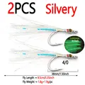 2pcs Silvery