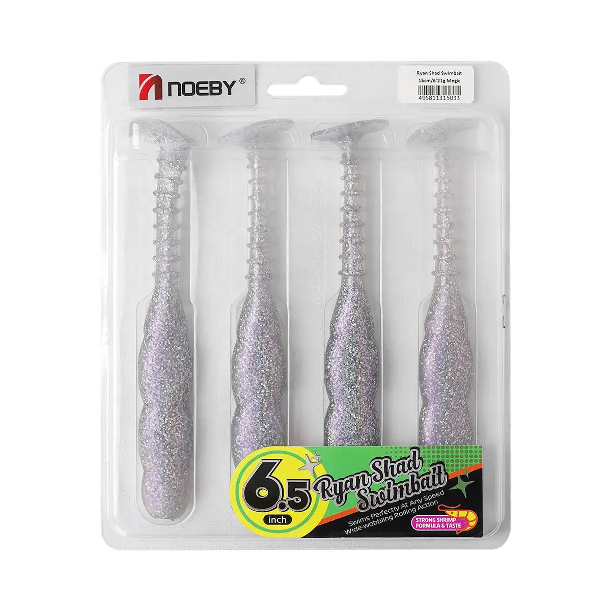 Noeby Ryan Shad Swimbait 150mm 21g – Señuelo para lubina y perca - imagen 2