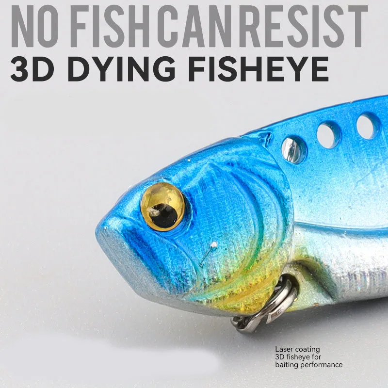 Mar Yolo Ghost Head Metal IB duro cebo temblor remoto cebo cebo treble Hook herramienta de pesca de cebo biónico artificial - imagen 5