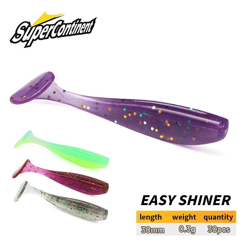 Easy Shiner UV wobblers cola en T para vinilo sábalo