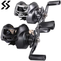 Carrrete baitcasting Sougayilang 8,1:1 con freno magnético y arrastre 17,6 lb