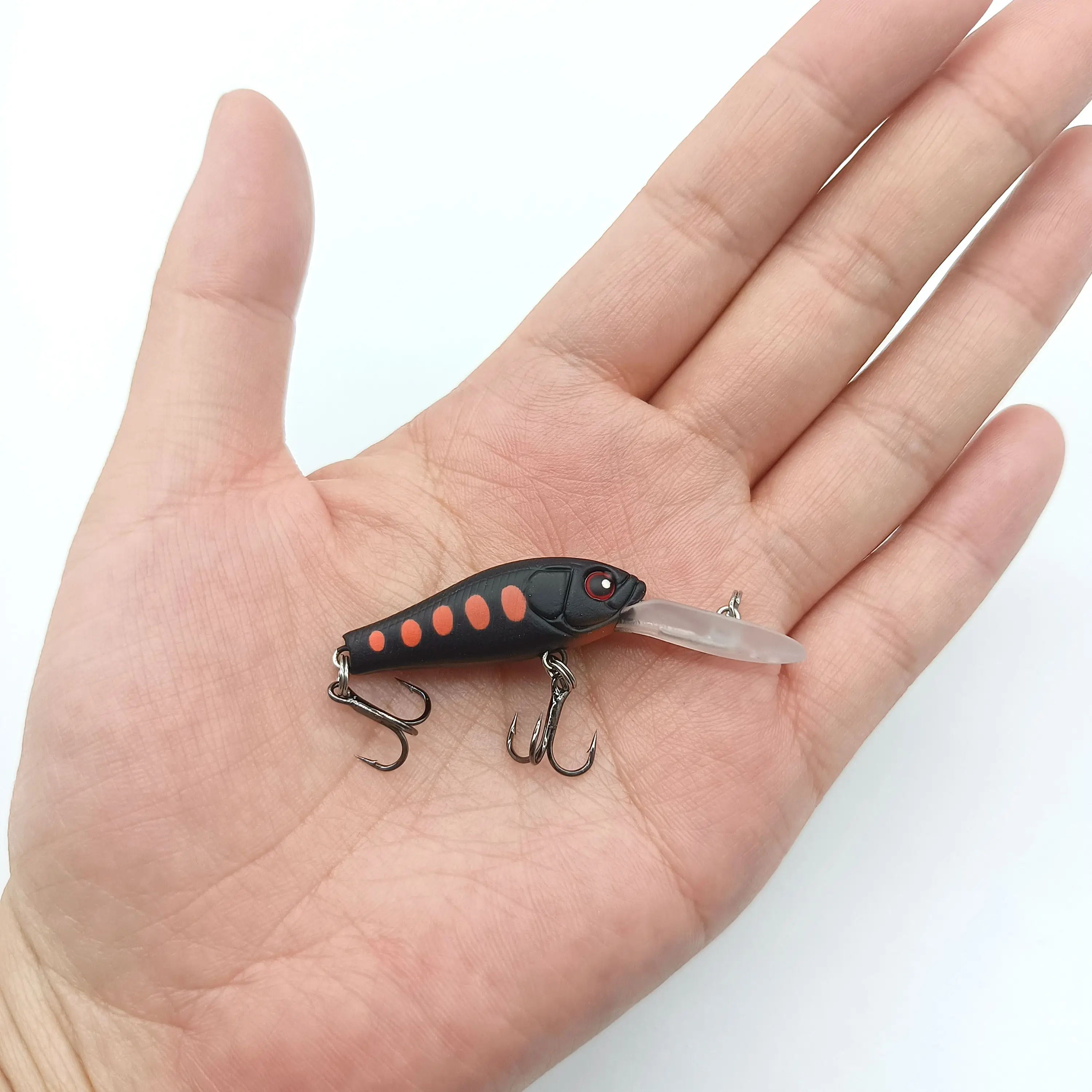 DUODUOYU-Mini señuelo de pesca de pececillos, 1 piezas, 2,4g/35mm, Wobblers para peces pequeños, Isca, Swimbait Artificial, equipo de pesca de lubina - imagen 3