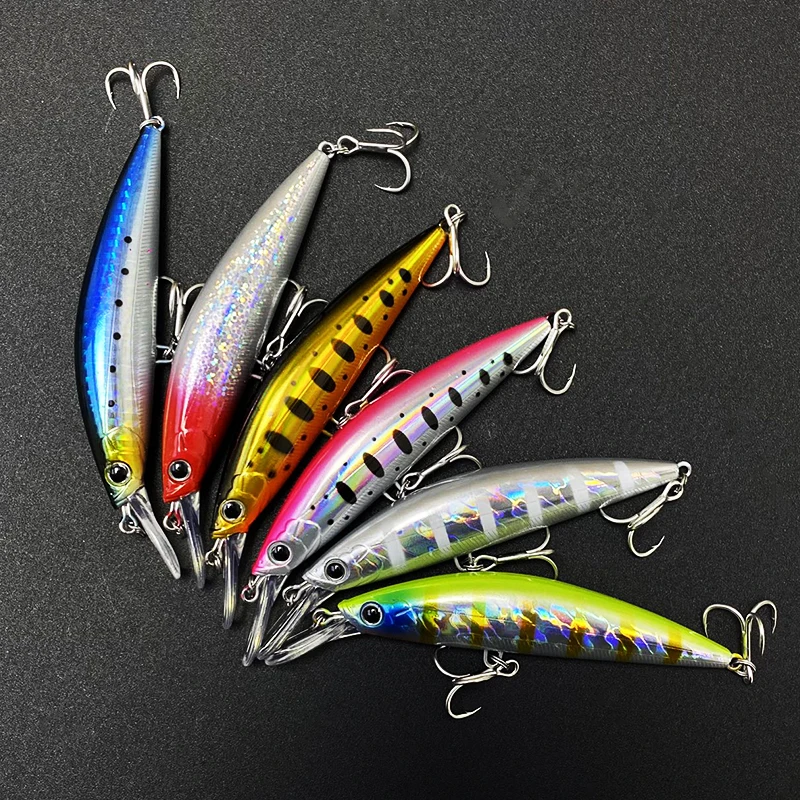 Jerkbait Longcast de peso pesado para lubina de agua salada – Cebo artificial de plástico - imagen 2