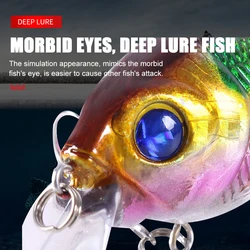 Señuelos Wobbler Minnow y Crankbait con ojos 3D para lubina