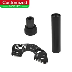 Mecanizado CNC a medida en acero inoxidable, fresado y anodizado