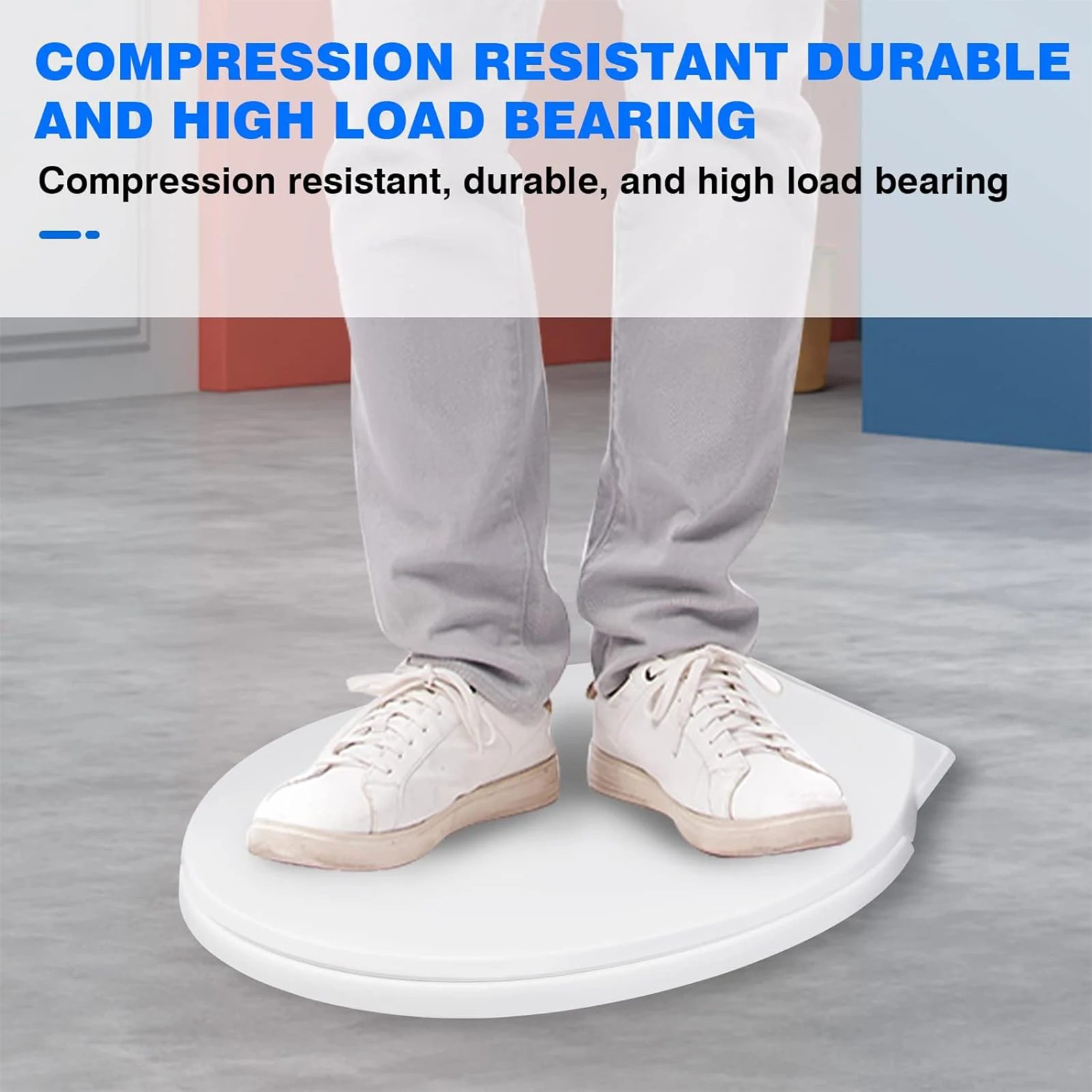 Asientos de inodoro con cubierta de bisagras de cierre lento, accesorio de inodoro, cubierta de asiento portátil de desaceleración, accesorio de baño, piezas de inodoro - imagen 3