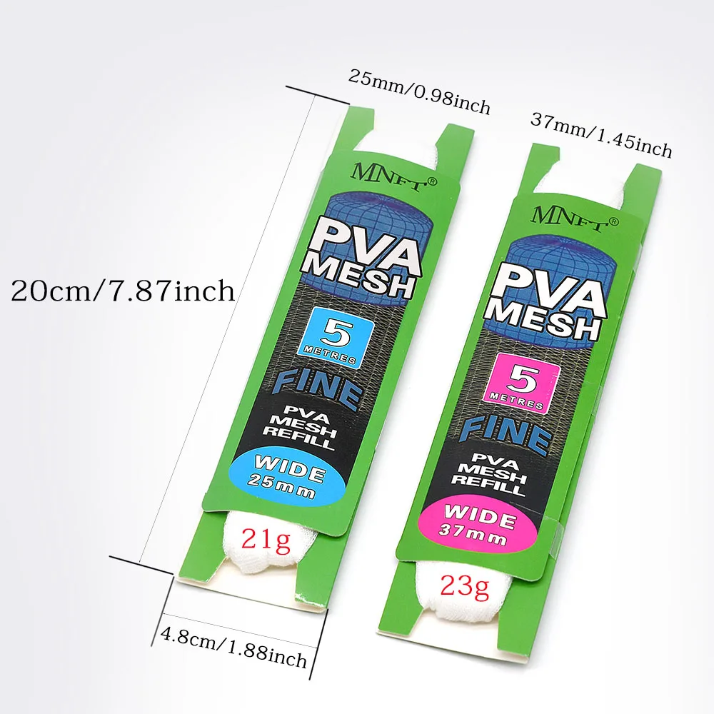 MNFT 1 Uds PVA malla pesca de carpa disolución rápida sin residuos sin olor 25 / 37 /44 MM - imagen 4