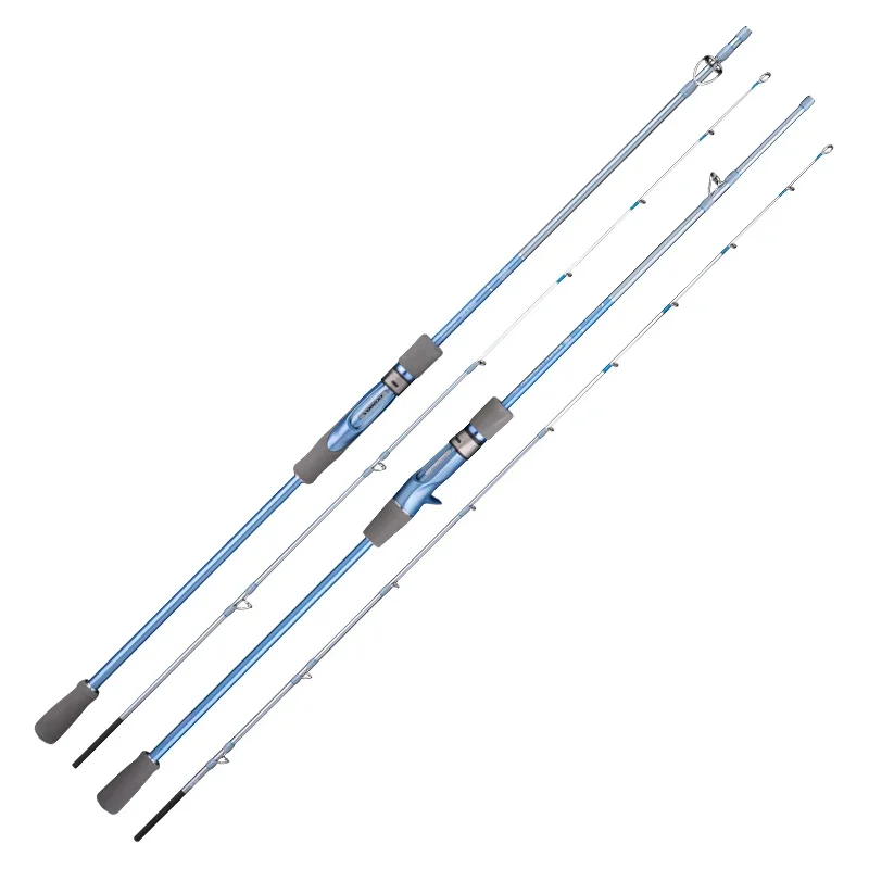 Caña de pescar ultraligera ECOODA EBNB para barco, 1,65 m, 1,83 m, 1,98 m, 2,1 m, punta sólida, fundición giratoria, caña de aplicación multiescena, 2 secciones - imagen 5