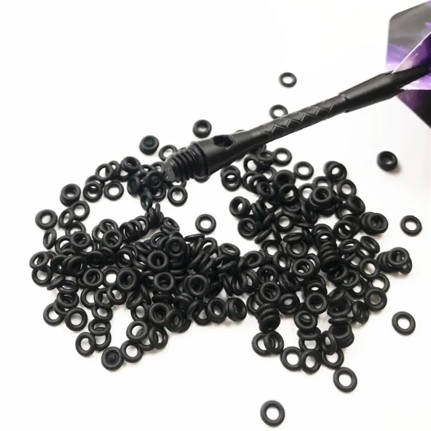 50/100 unids/set caza goma O anillo dardos puntas de flecha punta ancha reemplazar junta agarre arandela ojales vástagos/accesorios para vuelos - imagen 3