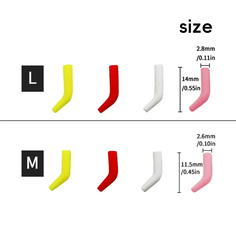 Accesorios de pesca de carpa, 20 piezas, aparejo para el cabello, mangas antienredos, línea de anzuelo de pesca, tubos de goma alineadores para carpa, aparejos de pesca giratorios - imagen 3