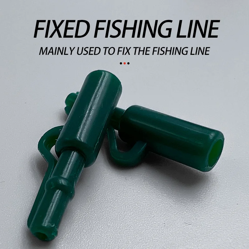 Herramientas de pesca de seguridad para carpa, Clip de plomo, gomas traseras, Kit de manga de tubo, aparejos de pesca de carpa, 20 piezas - imagen 2