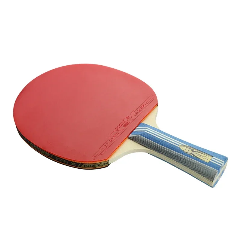 Raqueta de tenis de mesa de 3 estrellas, paquete individual, raqueta de tenis de mesa con mango largo, mango corto, espinillas de doble cara con bolsa - imagen 4