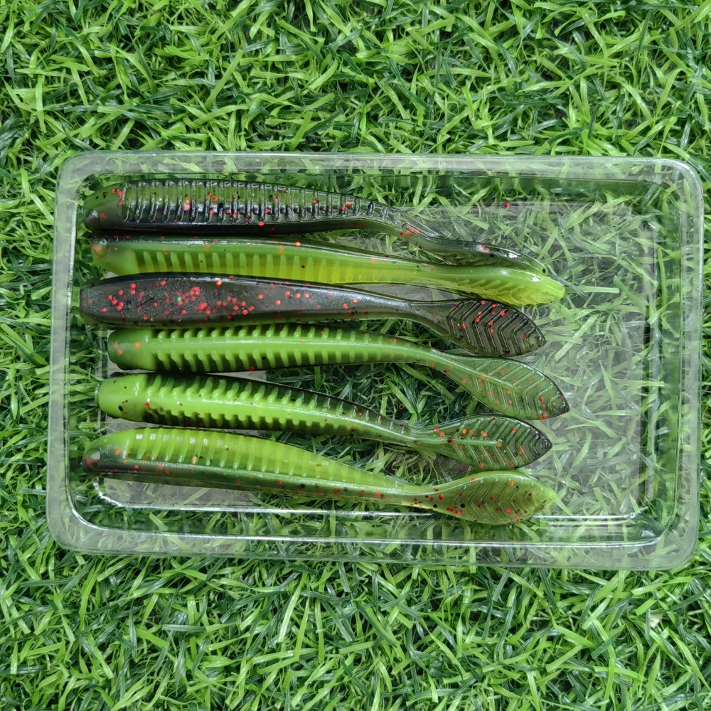 Swimbait Flotante MUKUN – Señuelo de vinilo para lubina y perca