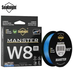 SeaKnight W8 II Trenzado PE siliconado multifilamento para pesca