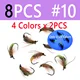 8PCS size10  Mix