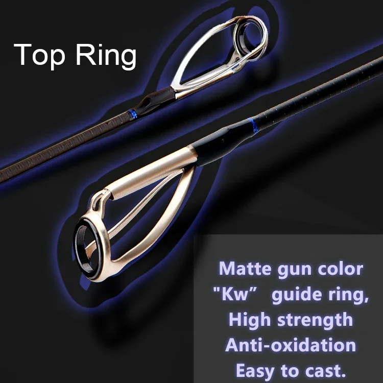 3,6 M 3,9 M 4,2 M 4-6 secciones 10kg CARP 40-160g caña de señuelo larga caña de pescar giratoria de Surf caña de lanzamiento de distancia de fibra de carbono dura SK - imagen 3