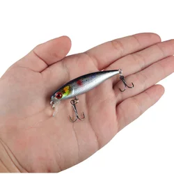 Señuelo artificial Minnow – Crankbait duro con ojos 3D