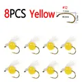 8pcs Yellow