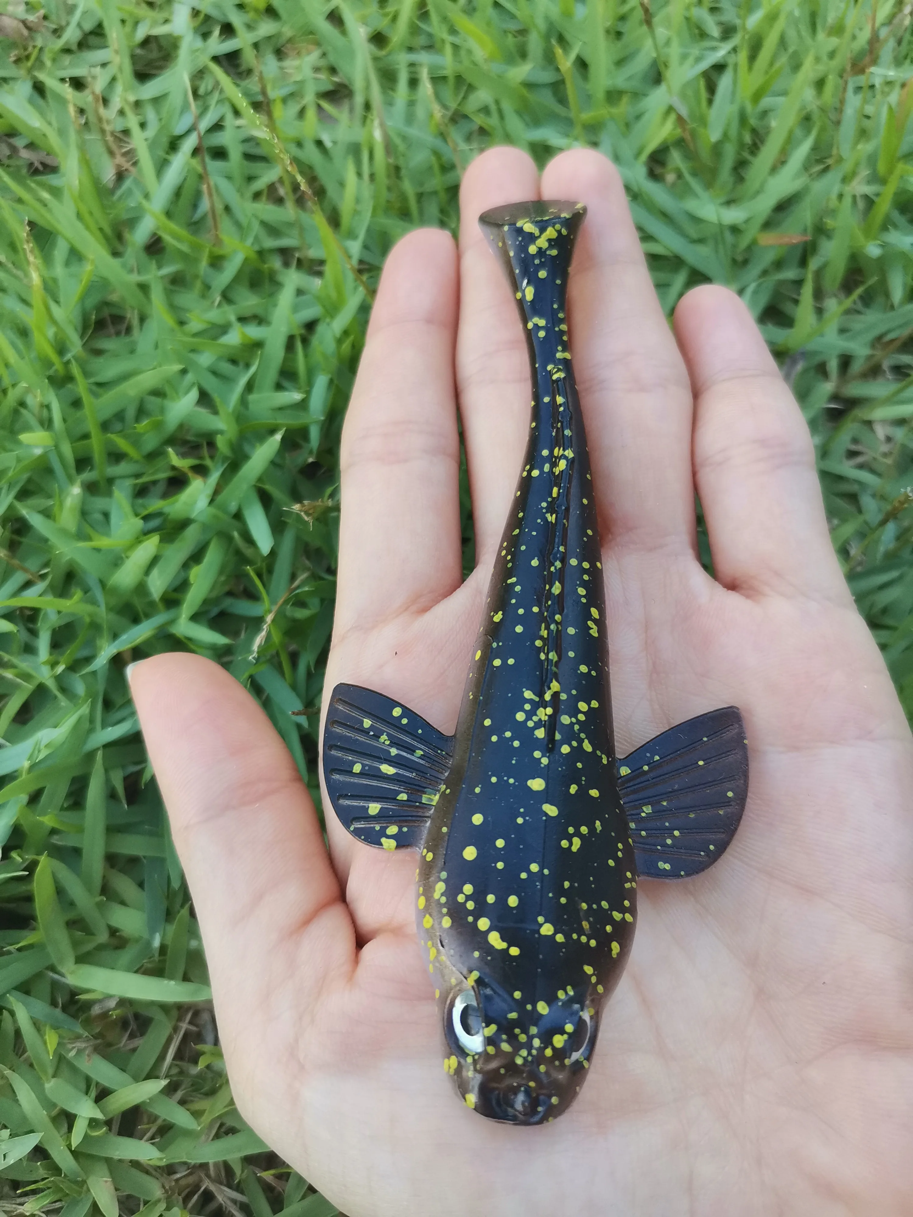 Señuelo blando de 17g y 12cm, cebo blando de Material de PVC, cola en T, perca de lubina, Zander OEM ODM, aparejos de pesca de fábrica - imagen 3