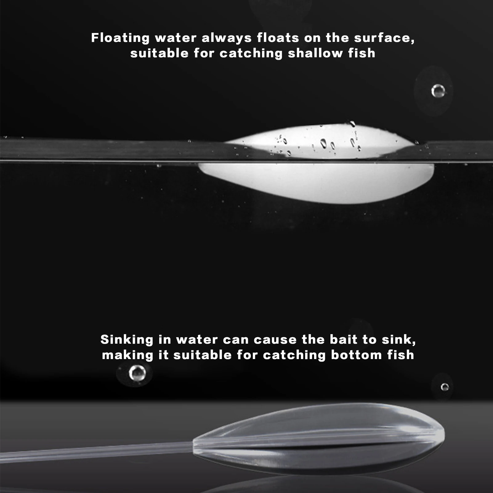 Flotador de pesca que se hunde, aparejos de pesca de 8g, 10g, 12g y 20g, para carpa, bagre, trucha, lubina - imagen 4
