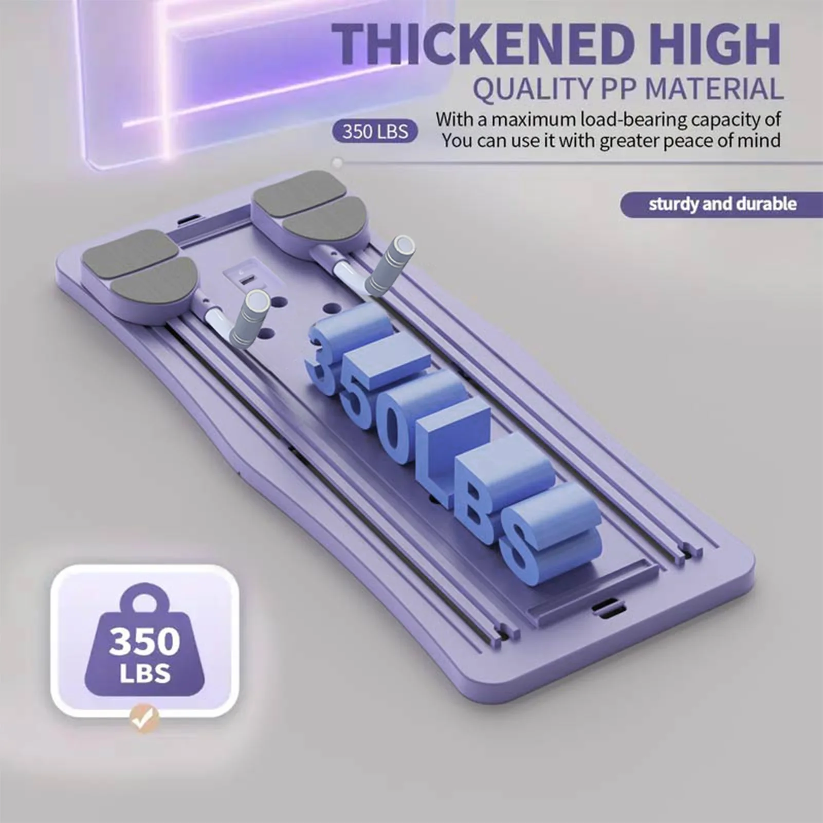 En casa tabla de Pilates plegable 4 en 1 ejercicio Ab rueda rodillo equipo de ejercicio para gimnasio en casa entrenamiento Core Trainer - imagen 5