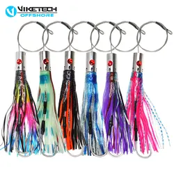 Viketech Offshore agua salada gran juego tiburón Wahoo atún pesca a curricán pulpo de acero inoxidable señuelos aparejados 9,4 "5,6 oz.