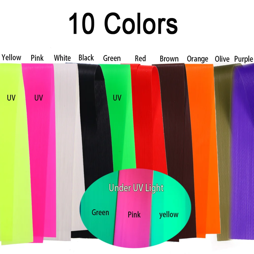 ICERIO-cuerdas redondas de goma para piernas de silicona, realista, para Streamer, estimulador de ninfa Stonefly, Material de atado, accesorios de pesca - imagen 3