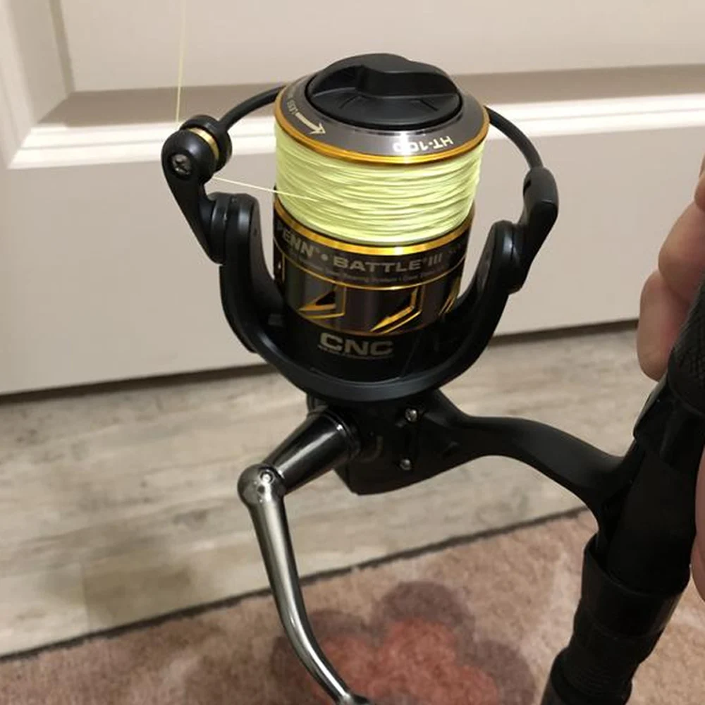 PENN Battle III-Rueda de pesca para barco de agua salada, carrete giratorio de cuerpo de Metal completo, 5 + 1 BB, 2000-8000 - imagen 5