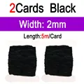 2pcs Black 2mm