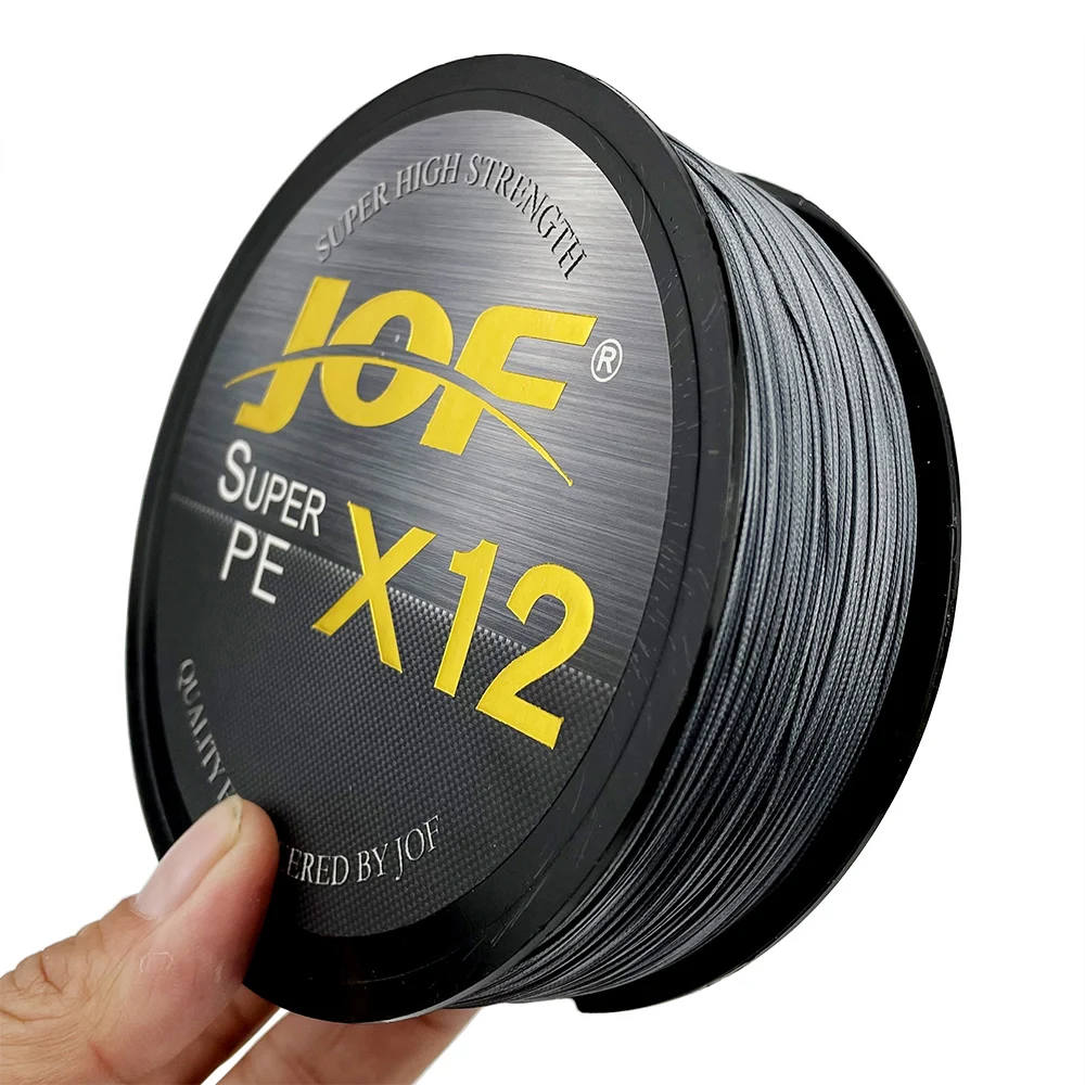 JOF 12Strands 0.6-6.0# Braided PE Fishing Line 100M Fly Multifilament Carp Wire Japan Multicolor Sea Line Super Strong 22.5-92LB - imagen 2