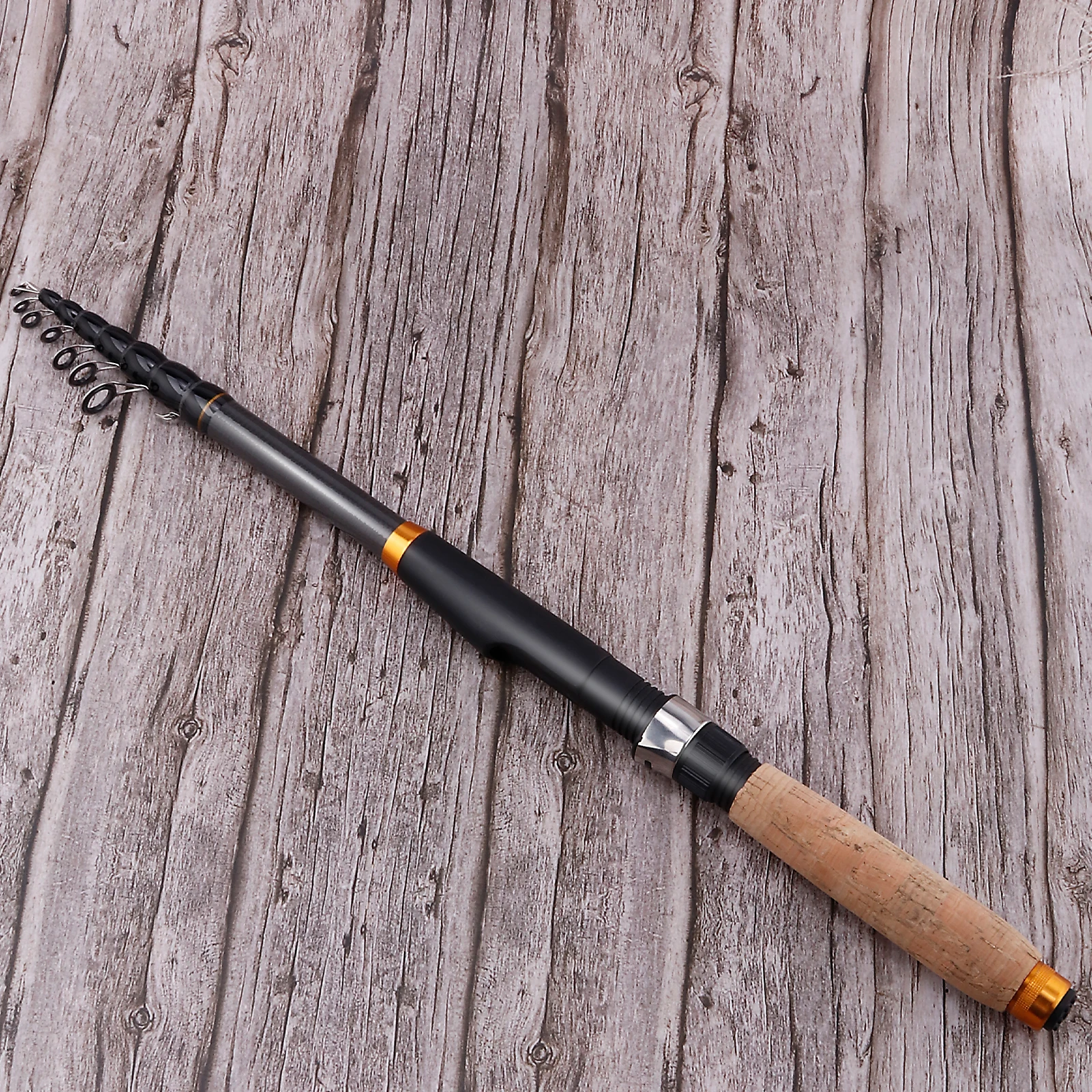 Caña de pescar telescópica fibra de carbono – Potencia M para surf casting - imagen 4