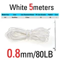 White 0.8mm 5m