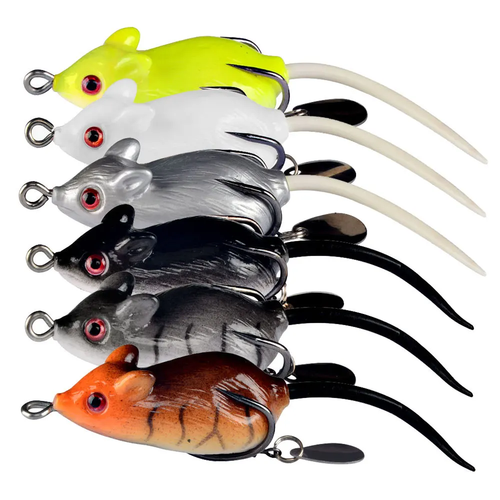 Rata Trueno Señuelo 3D Vinilo Suave Flotante – Cebo Pesca - imagen 4