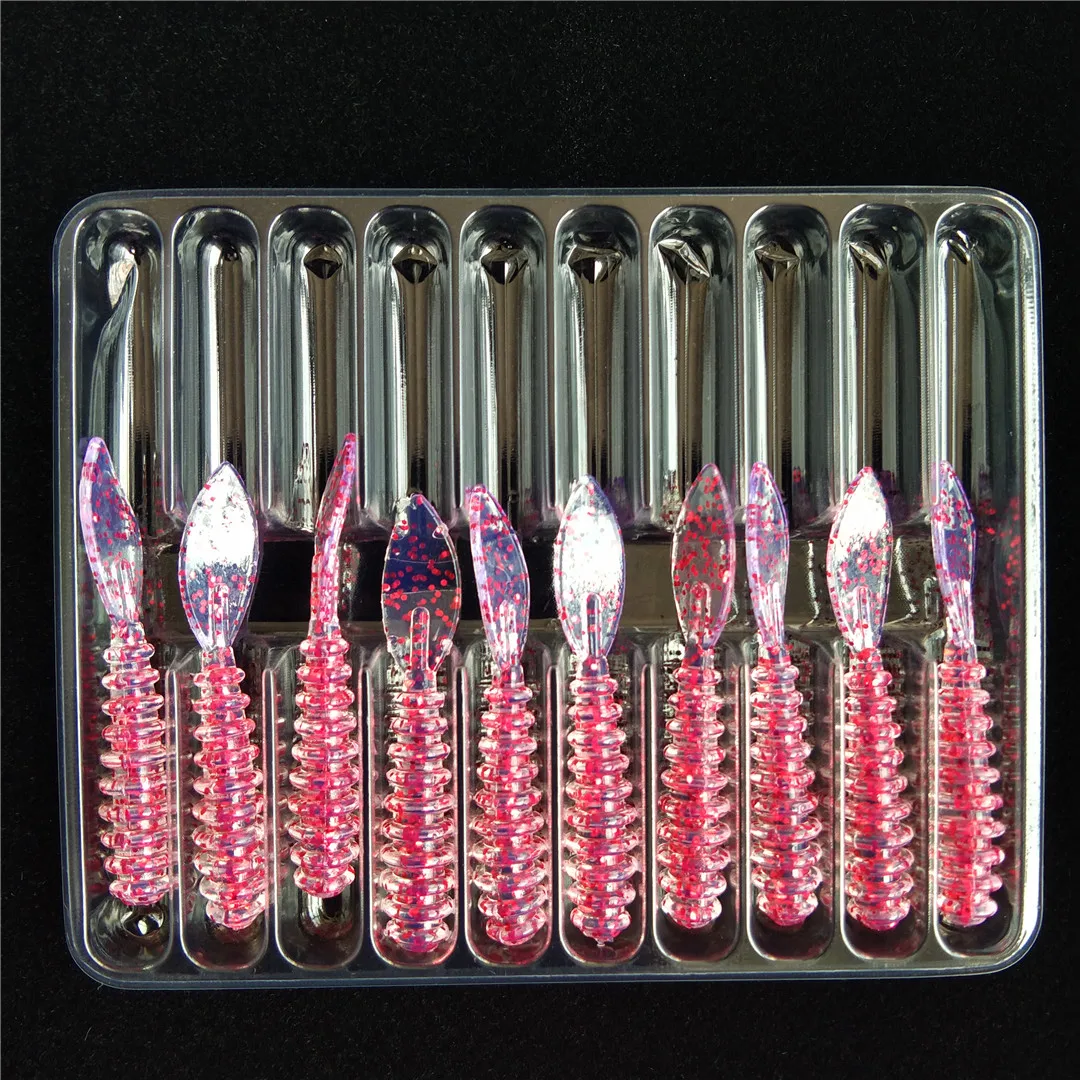 TSURINOYA 36mm 4,2g 50 Uds Ajing pesca señuelo suave PROMENADE Rockfish MEBARU silicona plásticos blandos UV señuelo de pesca - imagen 2