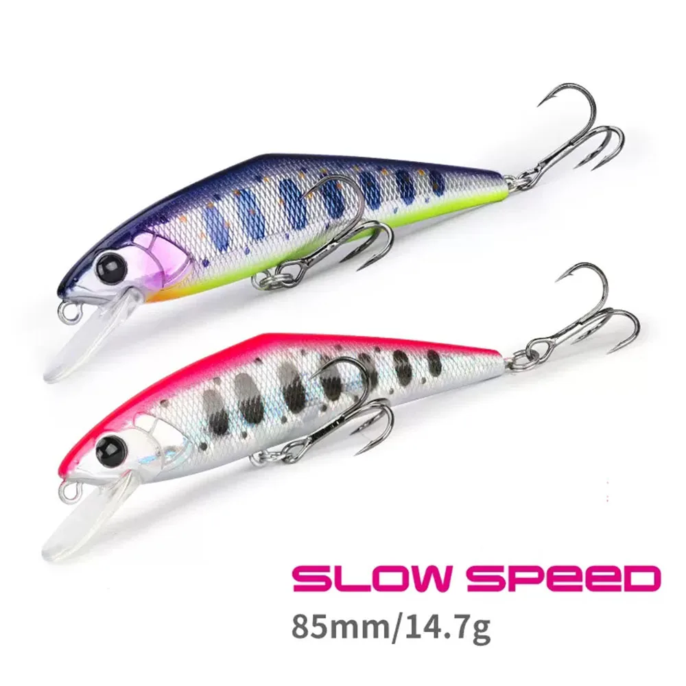 TSURINOYA DW99 pececillo hundido de velocidad lenta 85mm 14,7g señuelo de pesca trucha cebo duro Artificial perca Jerkbait Wobbler - imagen 2