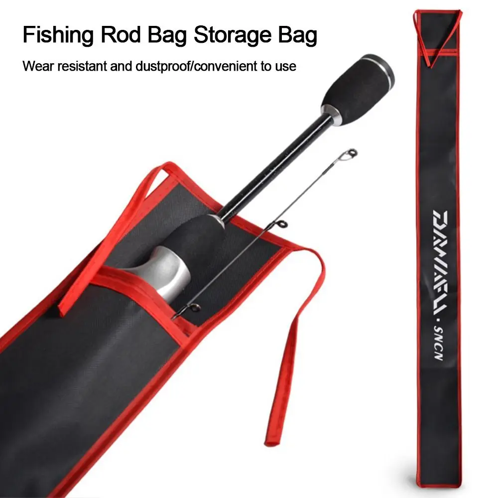 Bolsa multifuncional para caña de pescar, bolsa de almacenamiento de aparejos de pesca, doble capa, gran capacidad, accesorios de equipo de pesca