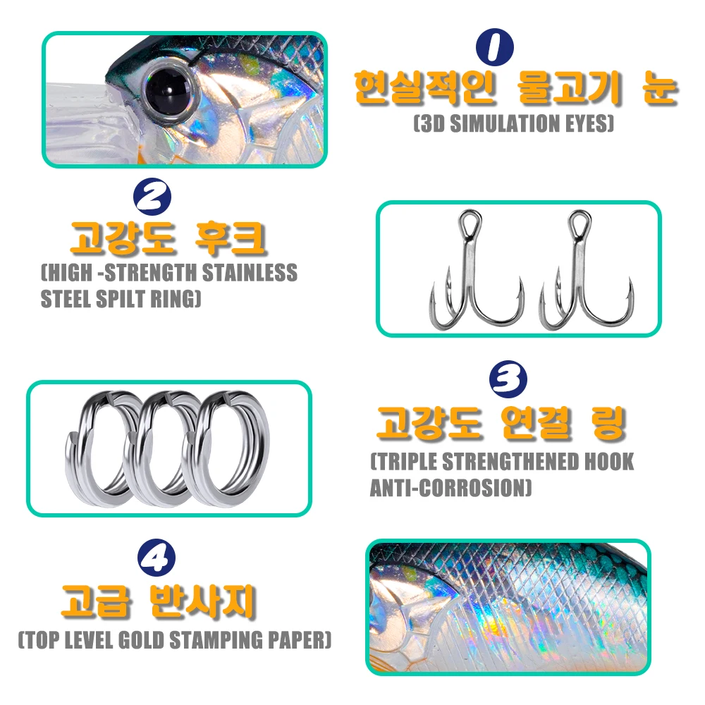 2025 Crankbaits señuelo de Pesca pesas manivela 12,3g 0,8-3m Lucio Isca Artificial agua salada lubina señuelos Whopper cebos carpa pescado - imagen 2