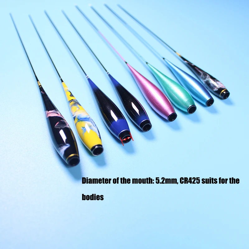 WLPFISHING-flotadores de pesca, parte inferior del cuerpo, diámetro interior de 5,2 MM, Bobbers de plástico Nano compuesto, aparejos de accesorios de pesca - imagen 5