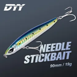 DYY Stickbait hundimiento – Señuelo lápiz para lucio