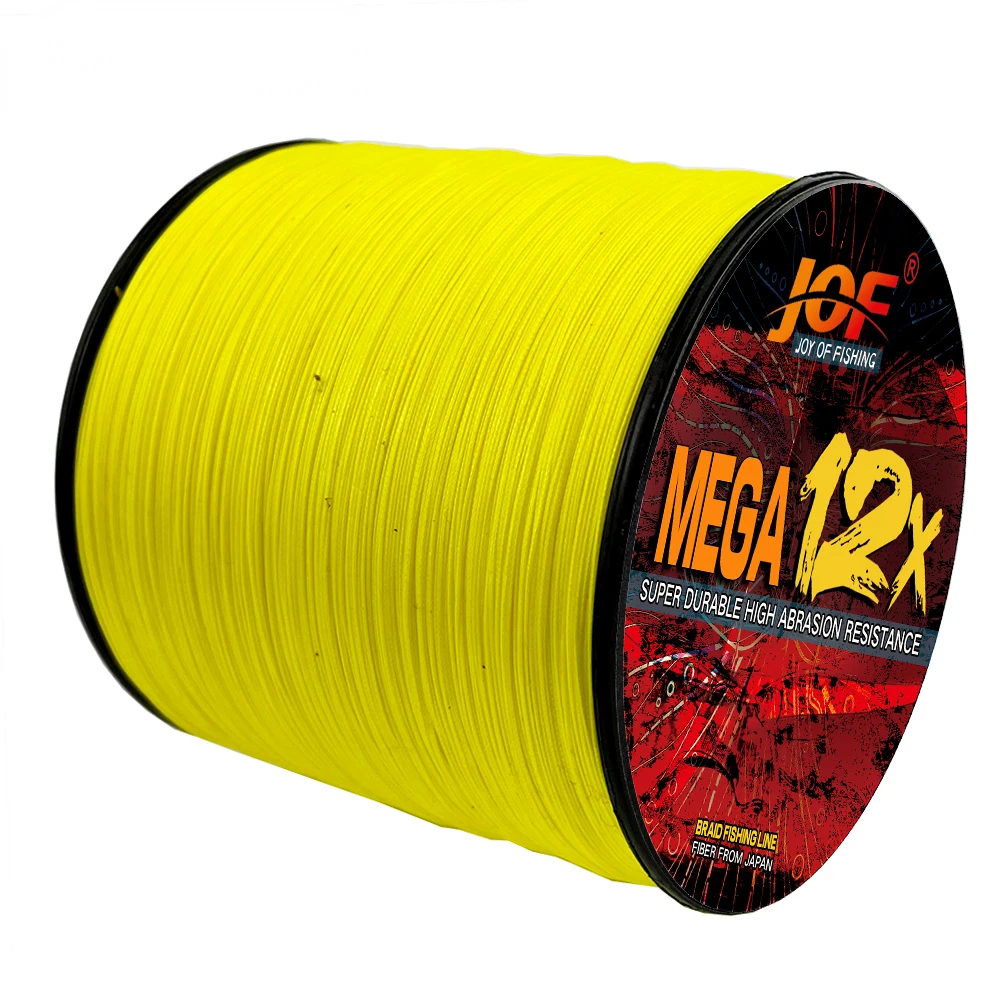 Sedal de pesca de seda en bruto de 100M, hilo trenzado de 12 hebras de PE, súper fuerte y duradero, 11,3 KG-54,5 KG, alta densidad, adecuado para peces grandes - imagen 2