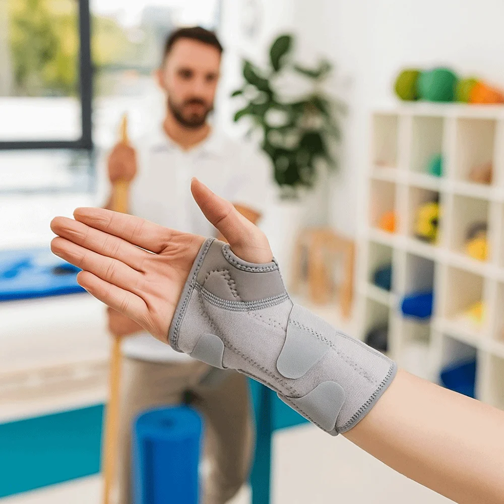 Correa ajustable para tendinitis, muñequera lavable para estabilizar el túnel carpiano, soporte ergonómico transpirable