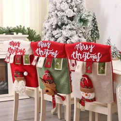 Funda para Silla de Navidad – Decoración Festiva de Hogar y Cena