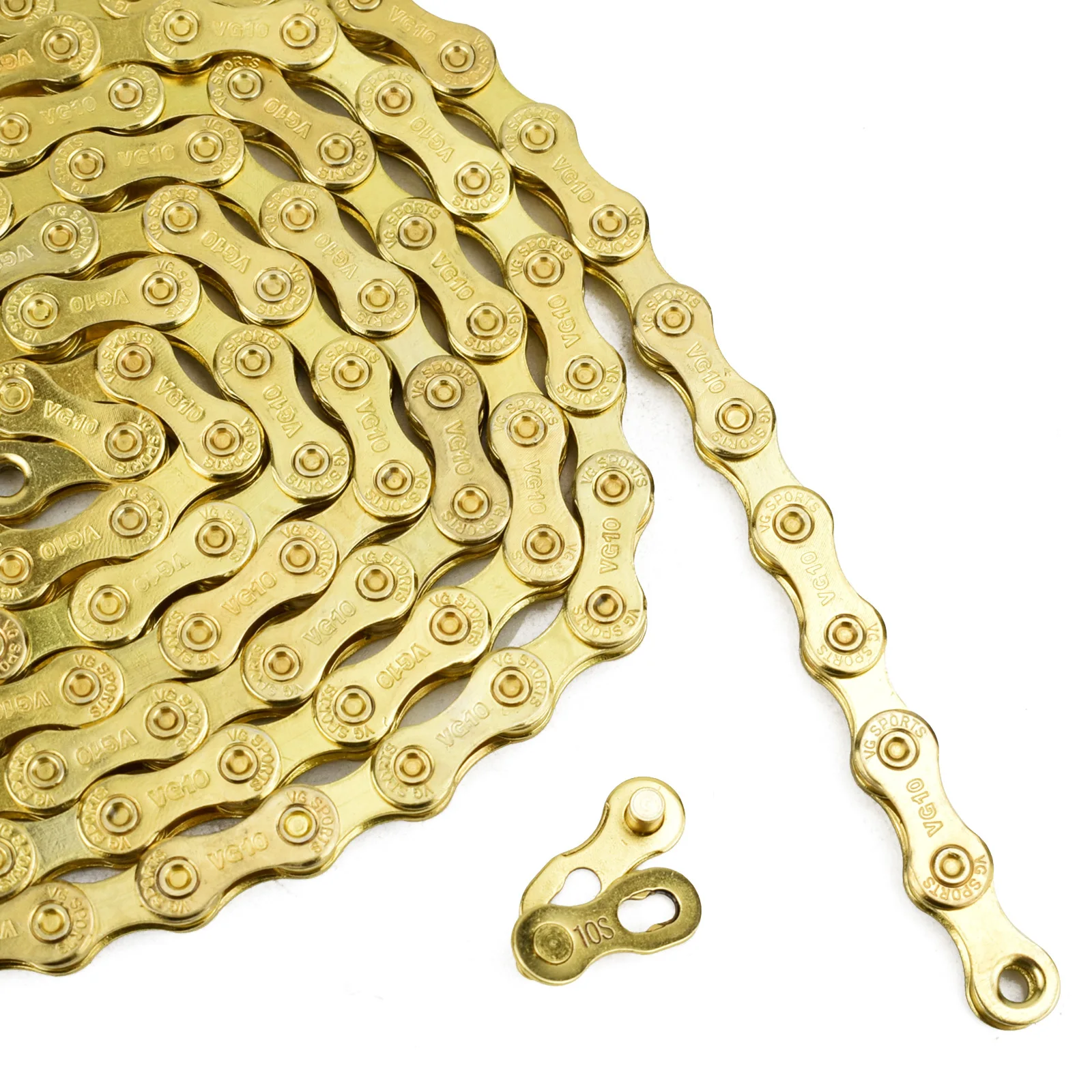Cadena de bicicleta de 6/7/8/9/10/11 velocidades, cadena profesional de acero al carbono de alta resistencia, ligera, no hueca - imagen 4
