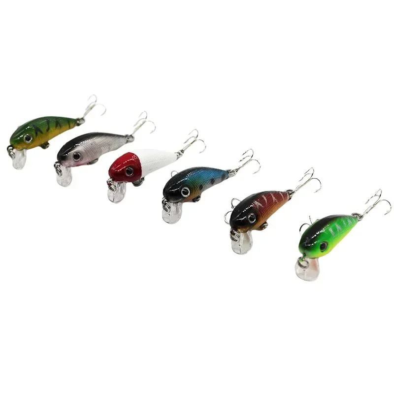 Mini señuelo de pesca que se hunde, 3,2g/35mm, Micro Minnow Wobblers CrankBait para pesca de Lucio, señuelos Crankbait - imagen 3