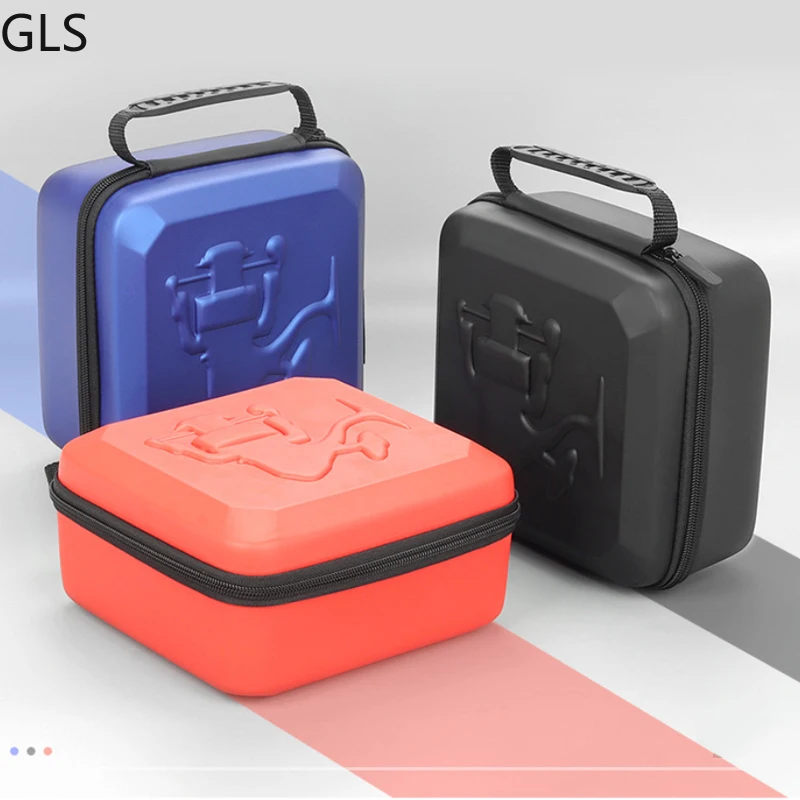 Caja de protección de carrete de pesca GLS, carcasa dura portátil, bolsa de almacenamiento de plástico ABS, rueda giratoria multifunción, negro/rojo/azul, nuevo - imagen 3