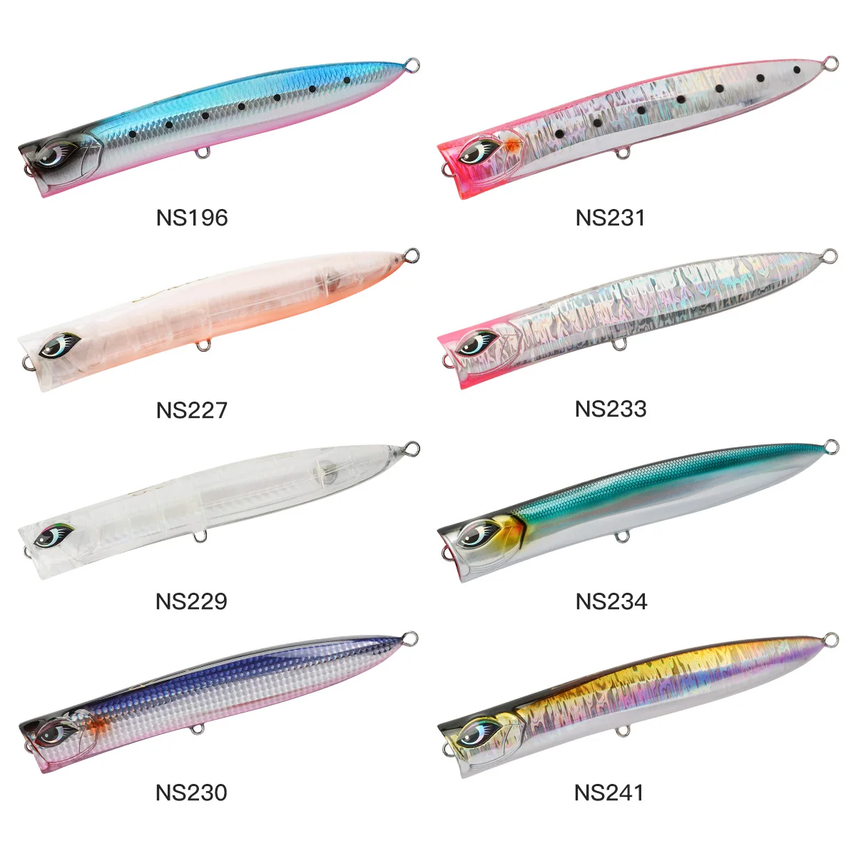 NOEBY Daio Popper señuelo de pesca 190mm 70g flotante de fundición larga buceo natación Artificial duro señuelo atún GT Señuelos de pesca de mar - imagen 3