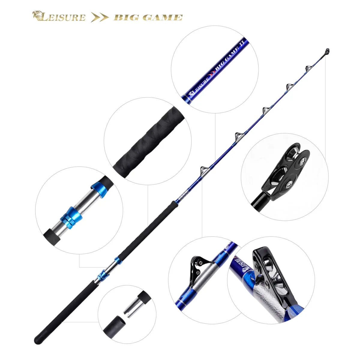 Caña de pesca roller Noeby All Roller – 1,83m para mar resistente - imagen 5